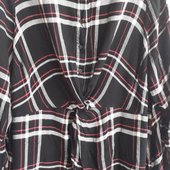Lane Bryant Plaid Flannel Shirt - Picture 4 of 6